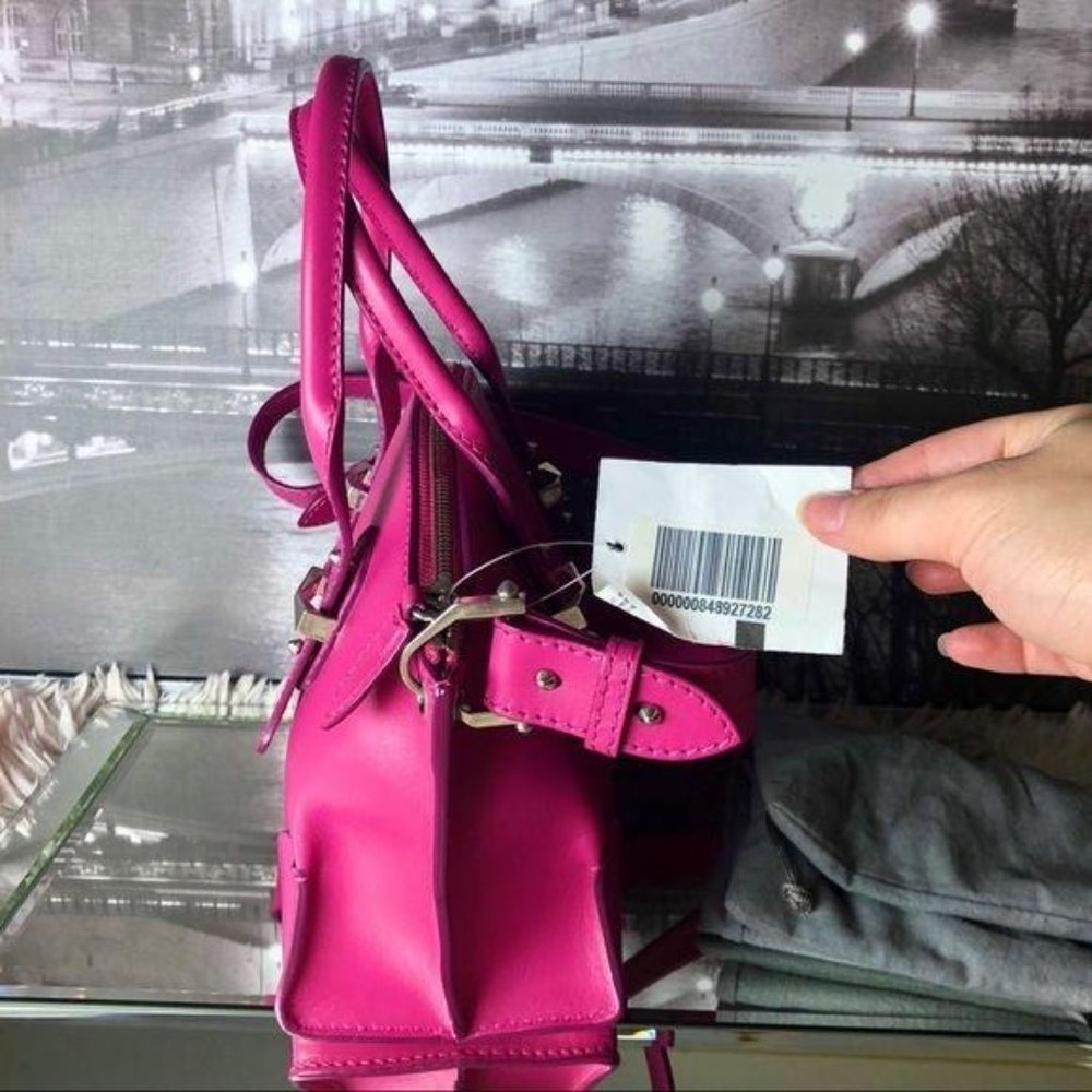 Alexander McQueen Pink Leather Legend Satchel - Picture 7 of 16